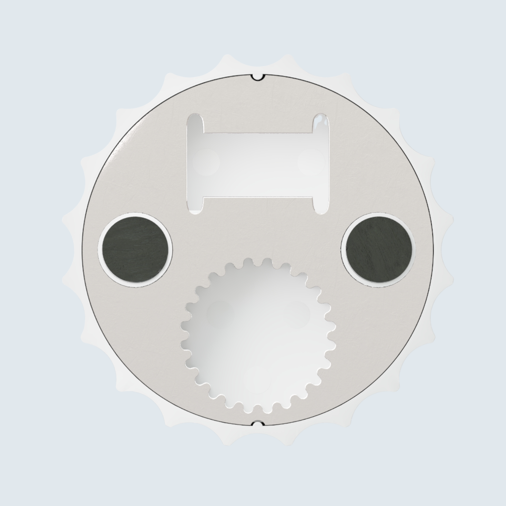 Staffy Approved Bottle Opener — Magnet