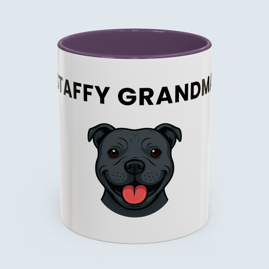 Staffy Grandma Mug — 11/15oz