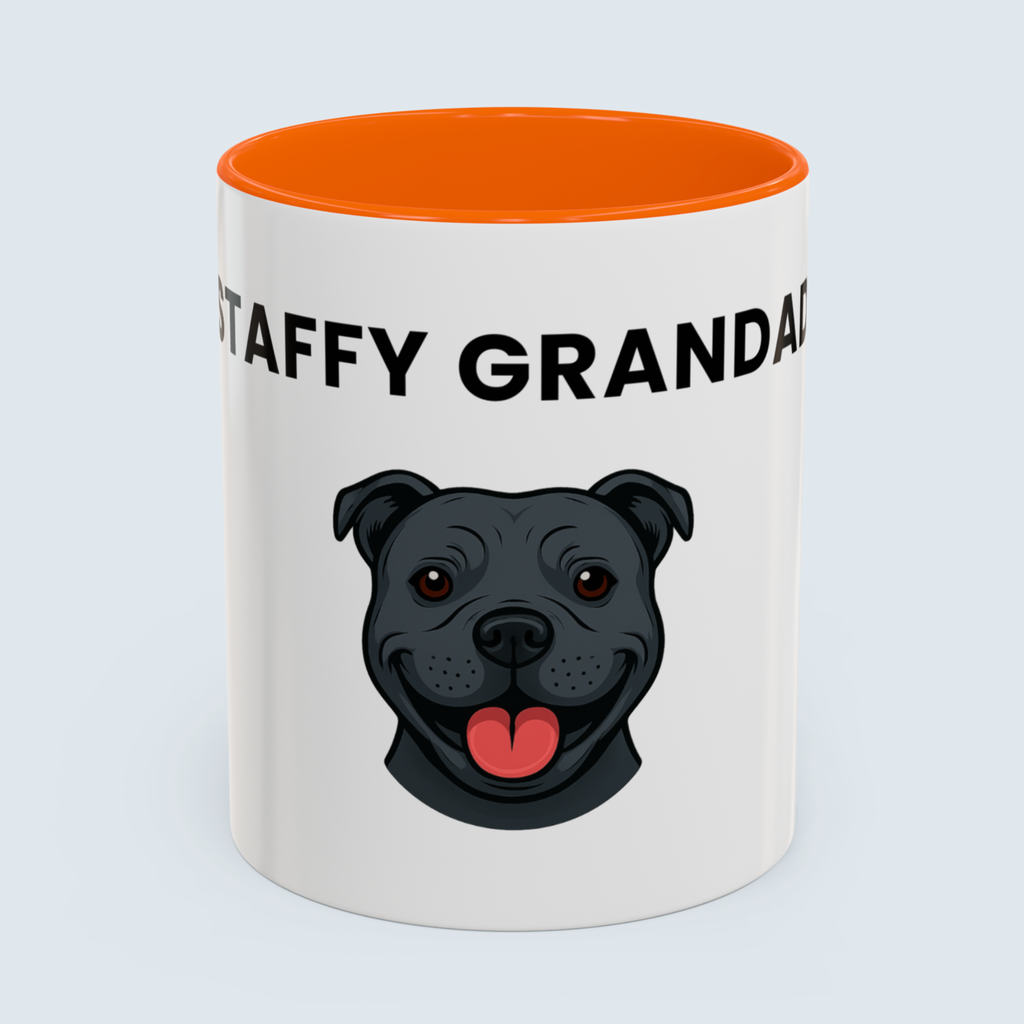 Staffy Grandad Mug — 11/15oz